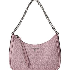 Michael Kors Pink Shoulder Bag Small Jet Set Monogram